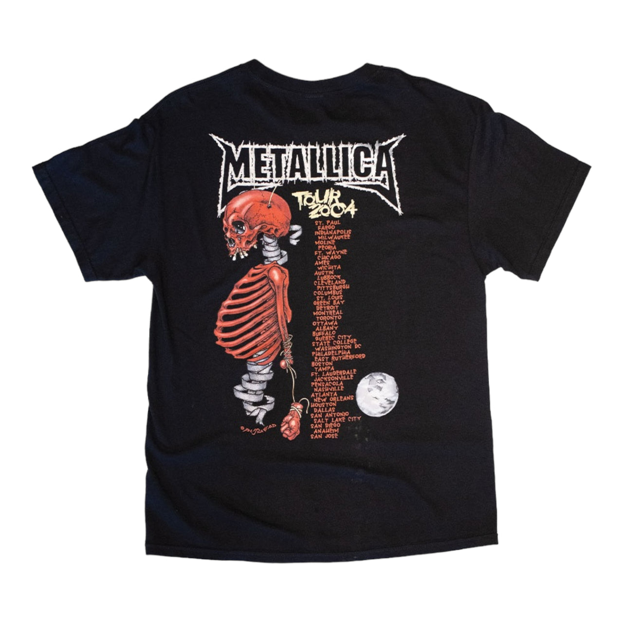 2004 Metallica Madly in Anger with the World Tour